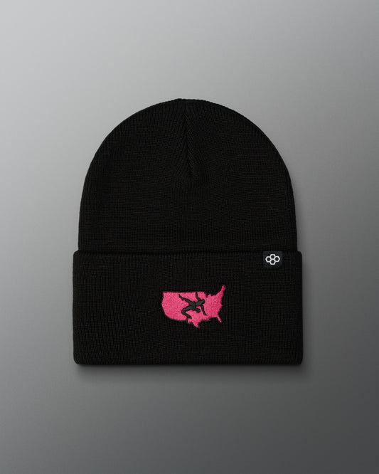 Bonnet pliable avec logo de la carte de lutte américaine