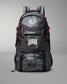 Gray Camo camouflage backpack with 'USA' logo on a gray background