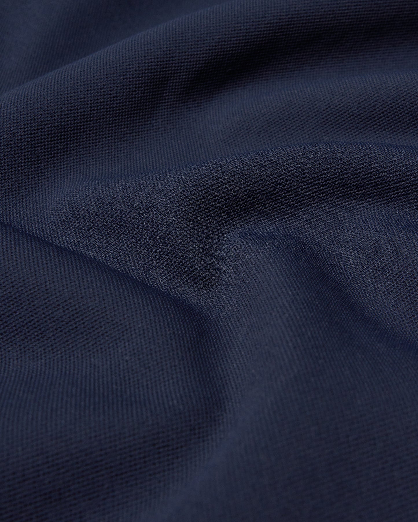 close up of navy fabric