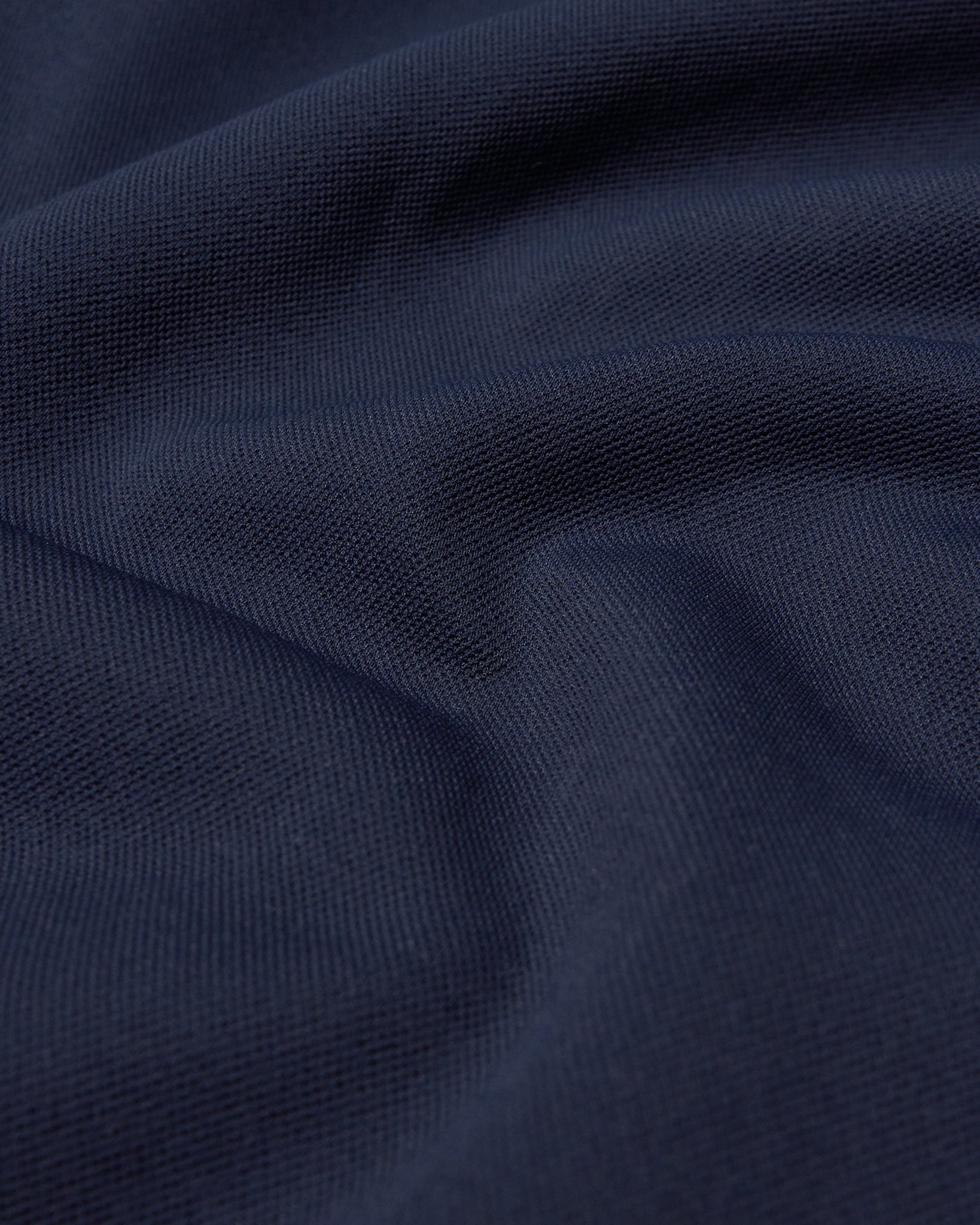 close up of navy fabric