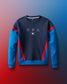 Pull ras du cou colorblock USA Wrestling