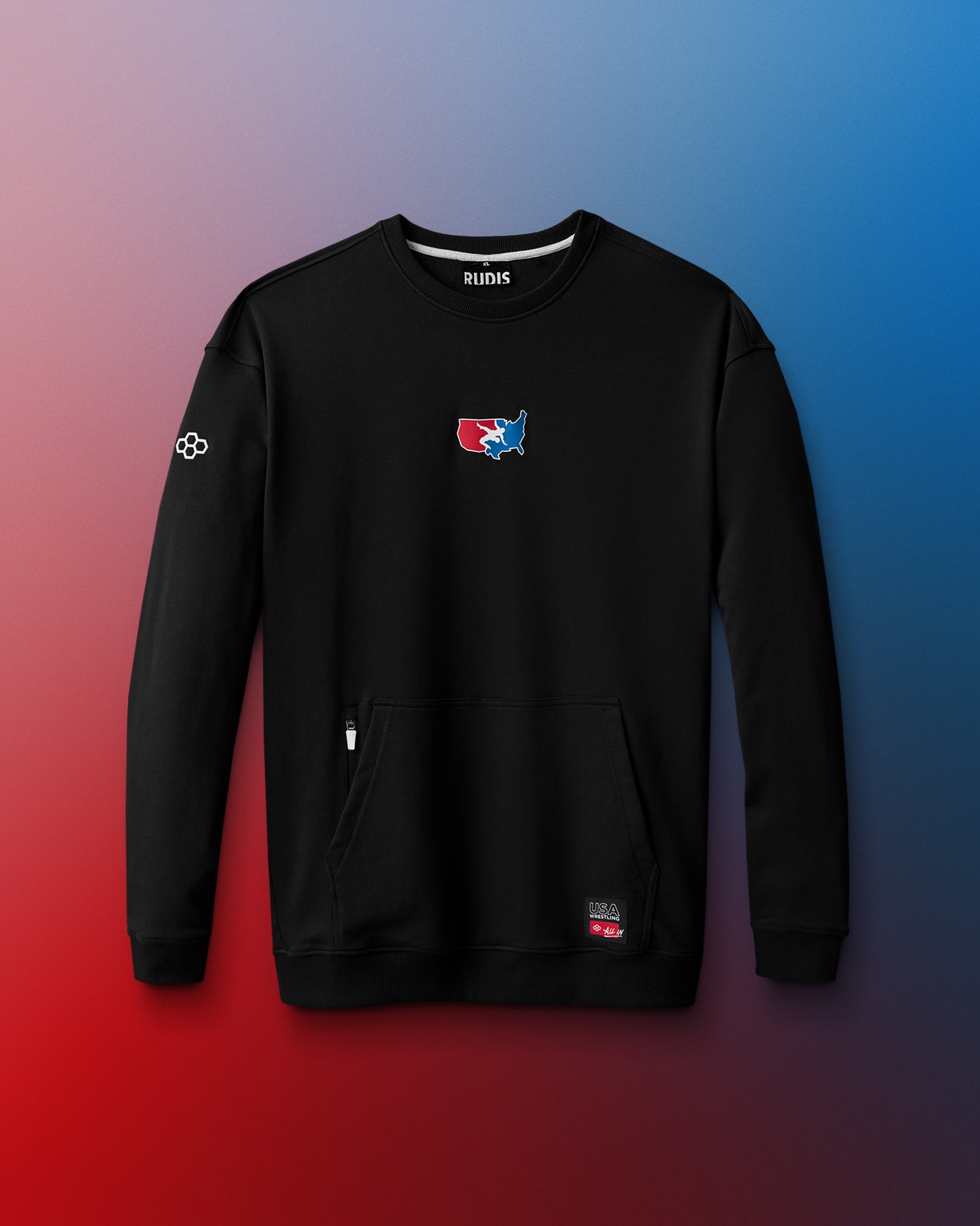 USA Wrestling Luxe Terry Crewneck