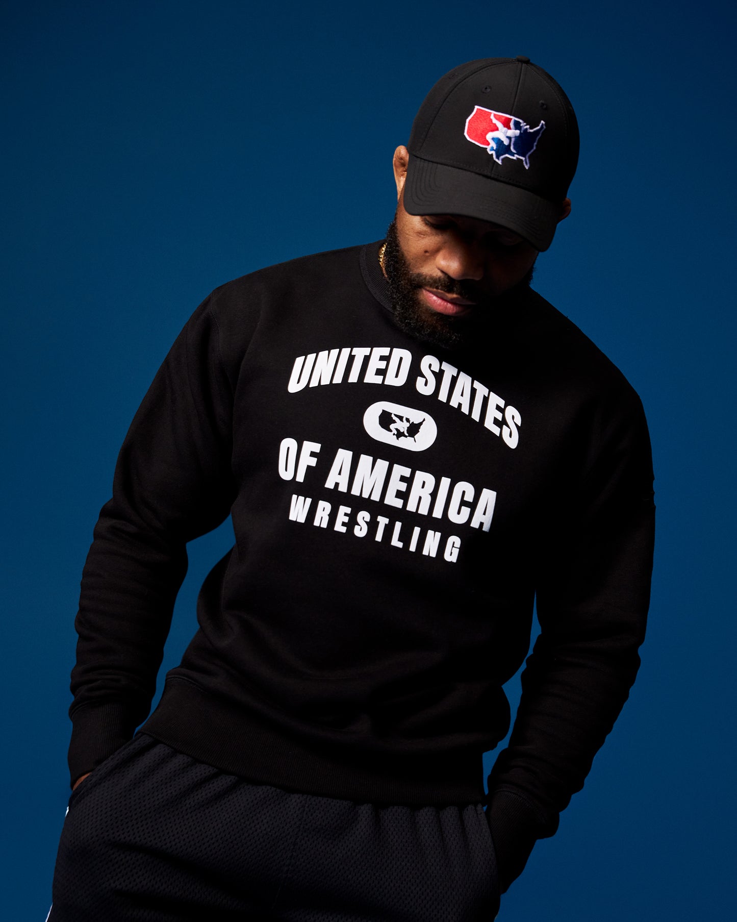 United States of America Wrestling Comfort Fleece Crewneck