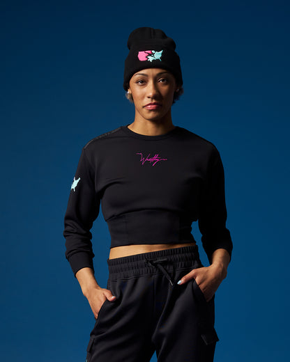 USAW Wrestling Cool-Feel Women's Fitted Crew