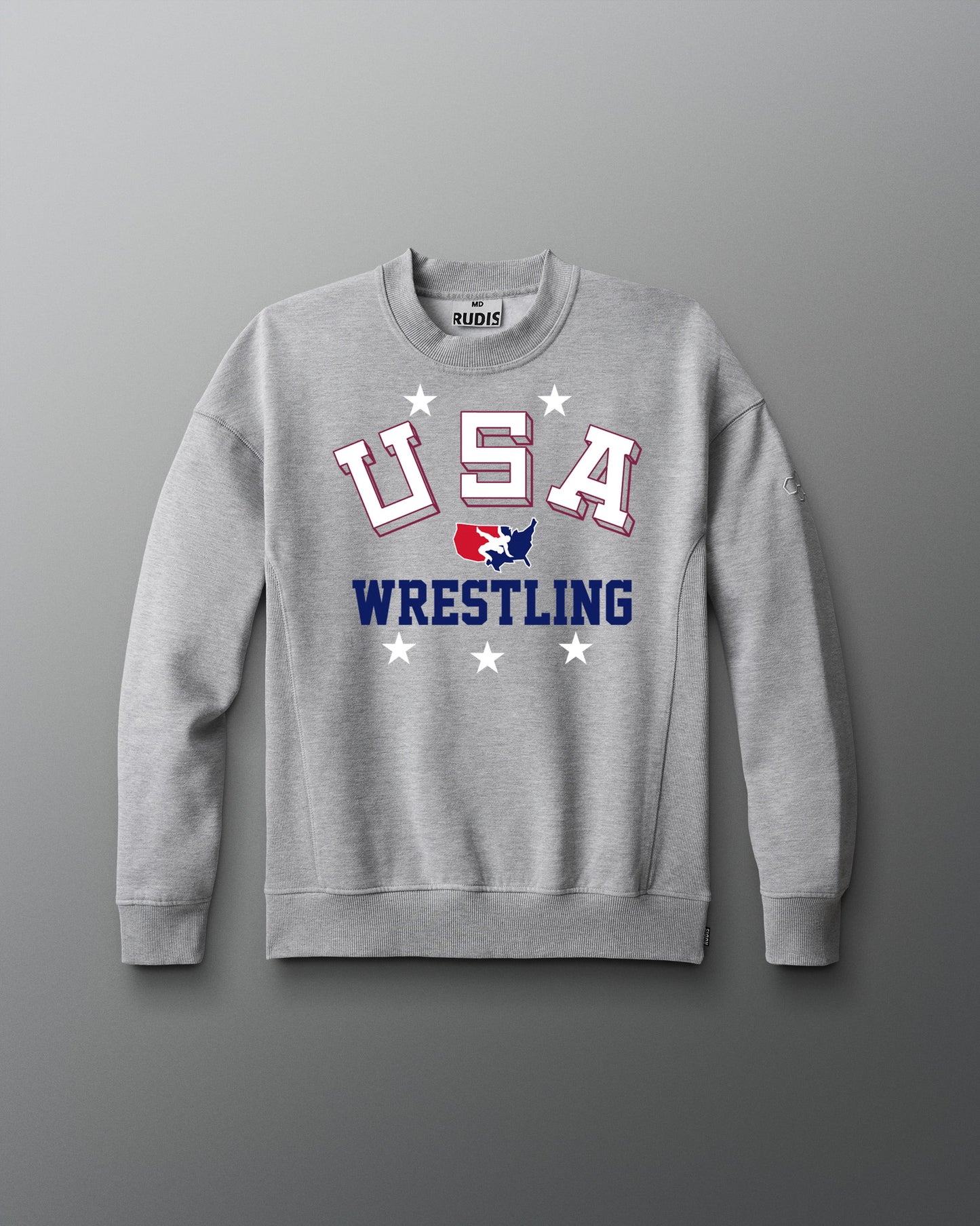 USA Wrestling Retro Titan Heavyweight Crewneck