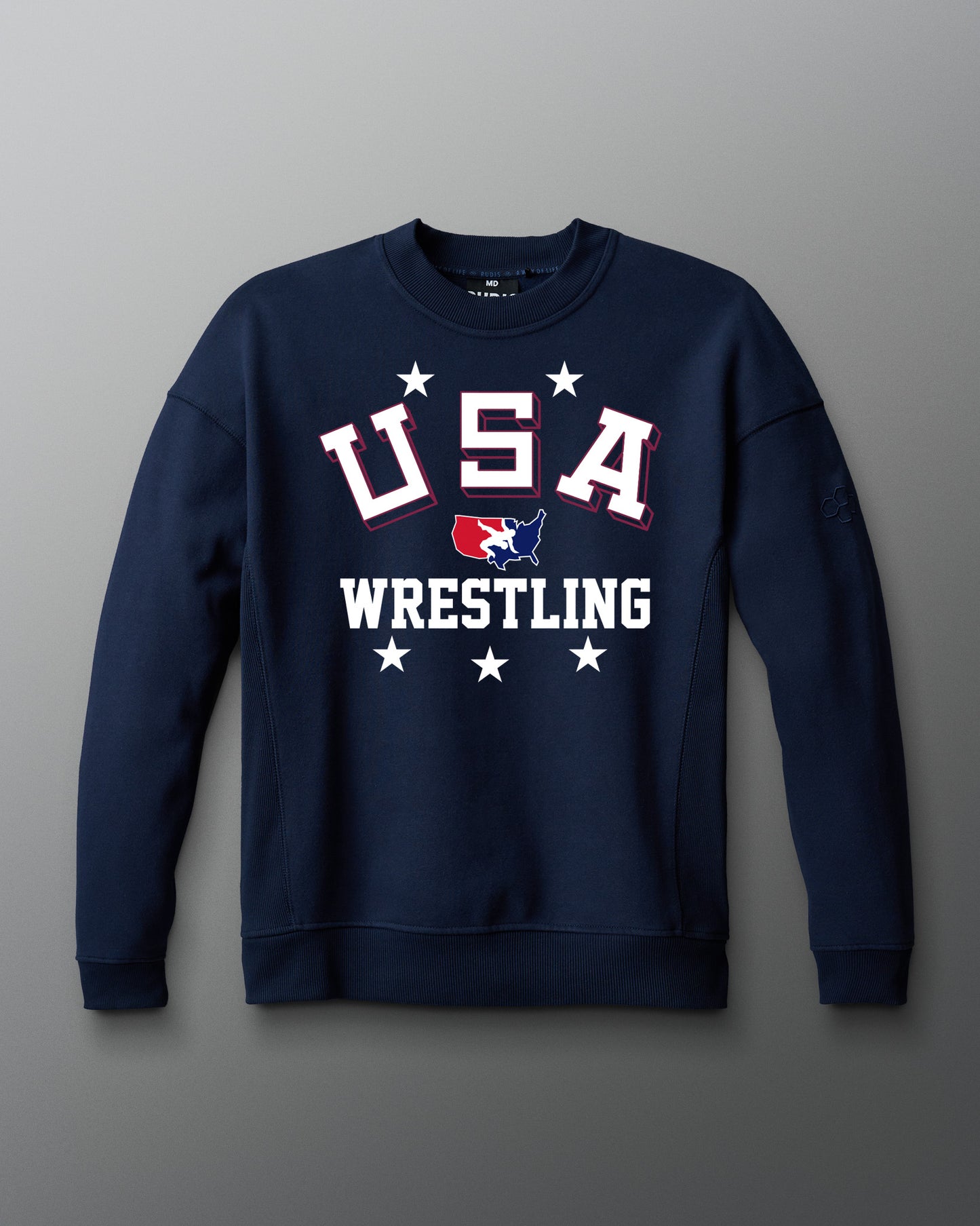 USA Wrestling Retro Titan Heavyweight Crewneck