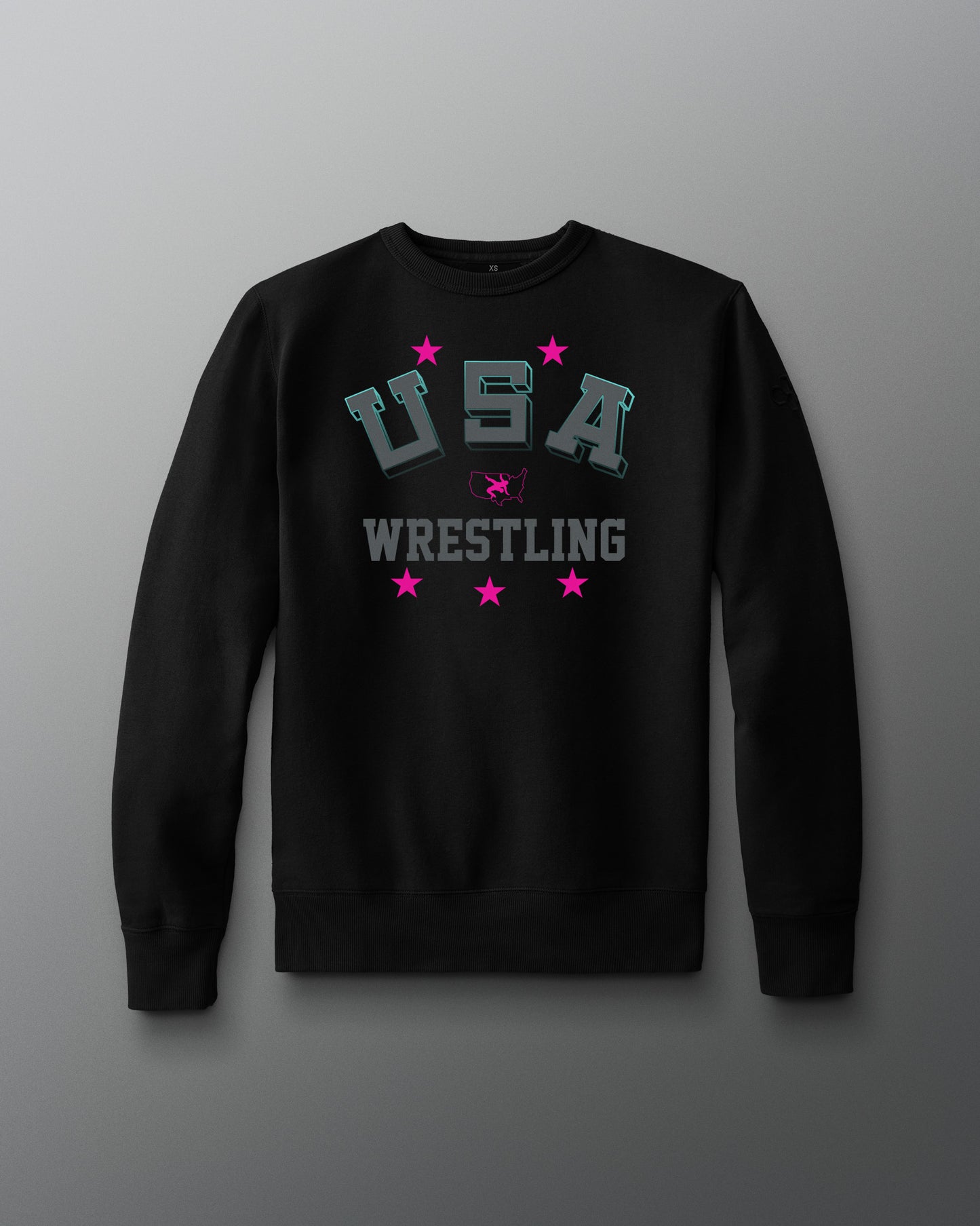 USA Wrestling Retro Comfort Fleece Crewneck