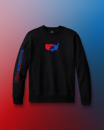 USA Wrestling Vintage Titan Heavyweight Crewneck