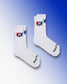 USA Wrestling White Knit Essential Socks (2 Pair)
