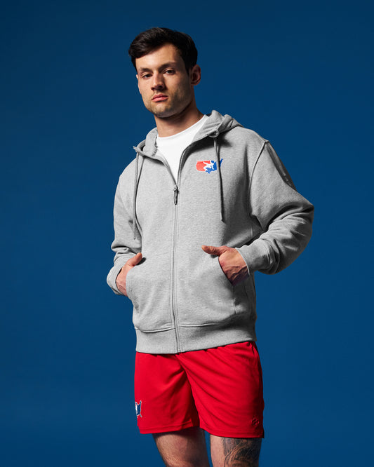 USA Wrestling Logo Comfort Fleece Full Zip