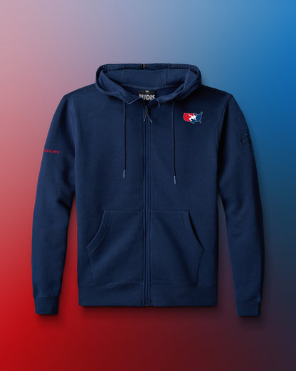 USA Wrestling Logo Comfort Fleece Full Zip