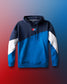 USA Wrestling Colorblock Hoodie - Navy/Blue/White