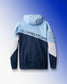 USA Wrestling Fleece Colorblock Hoodie - Navy/Light Blue/White