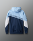 USA Wrestling Map 280 Tech Fleece Colorblock Hoodie - Navy/Light Blue/White