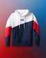 USA Wrestling Colorblock Hoodie - Navy/White/Red
