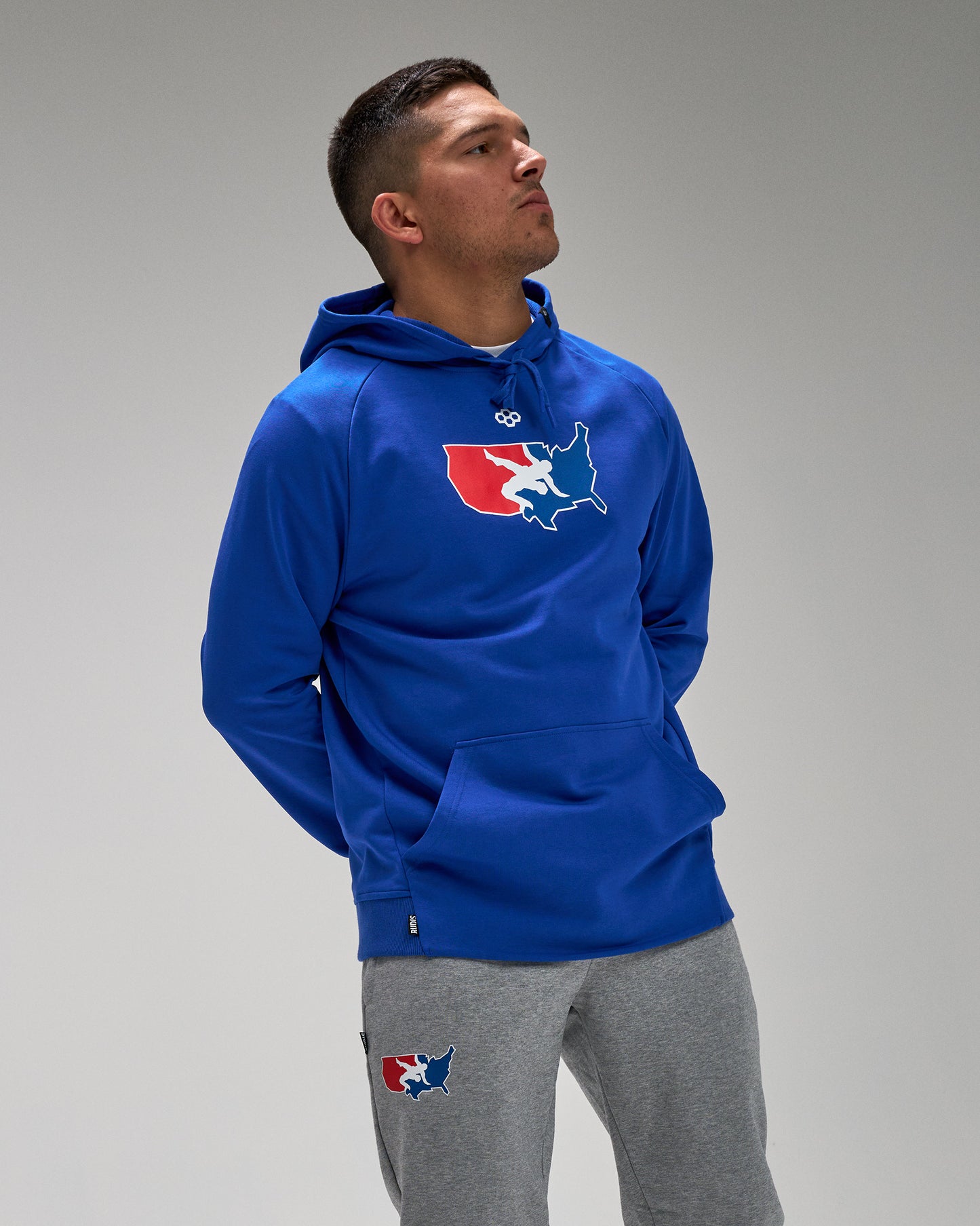 USA Wrestling Logo Elite Terry Hoodie