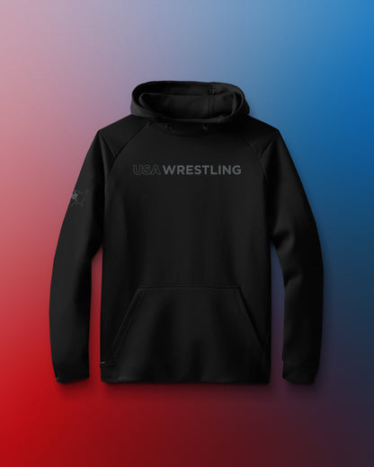 Sweat à capuche cool et respirant avec logo USA Wrestling