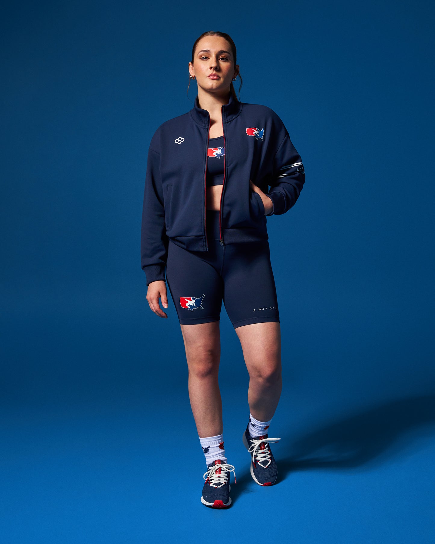 Veste Elite pour femme USA Wrestling Chronicle