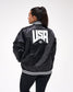 Veste en satin avec logo de lutte américaine