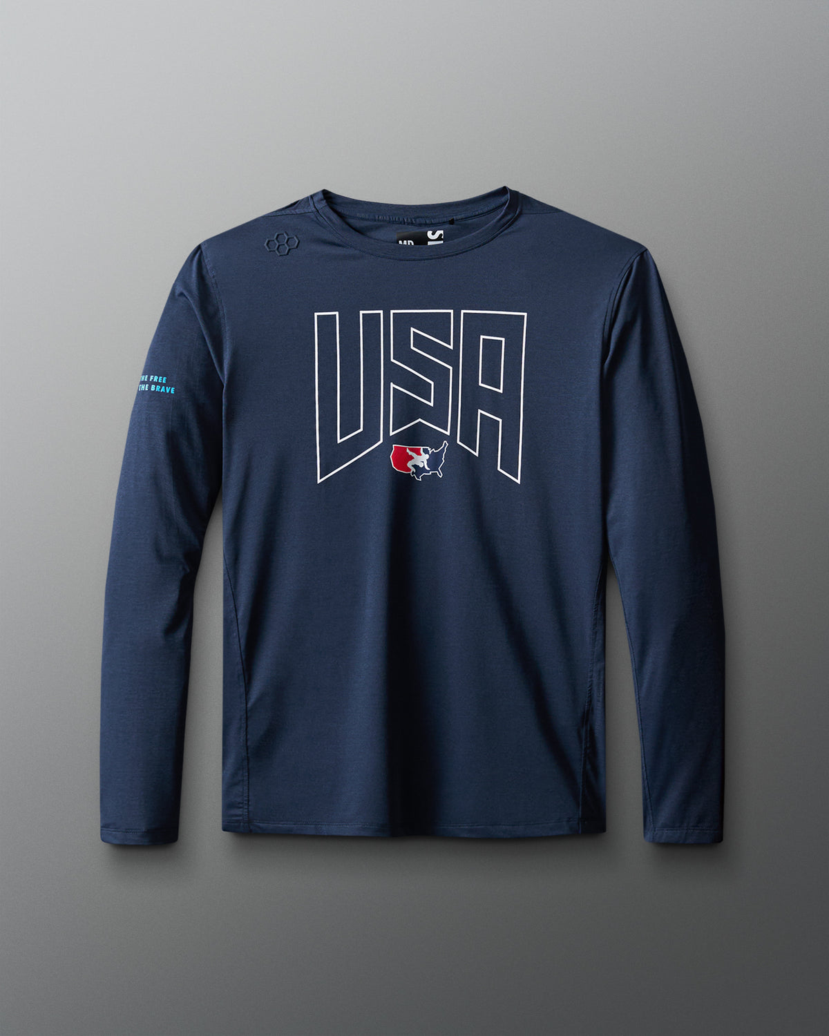 T-shirt à manches longues USAW USA Performance Heather