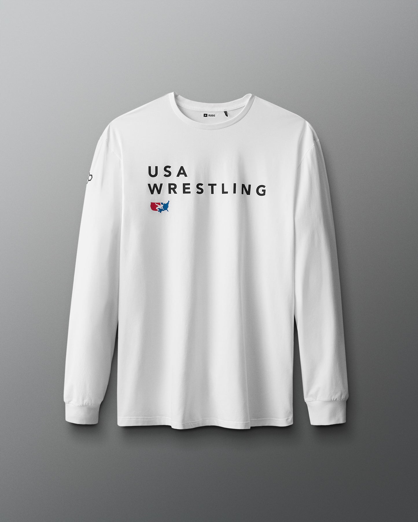 T-shirt hybride à manches longues USA Wrestling Stacked