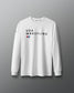 White long-sleeve shirt with 'USA Wrestling' text on a gray background