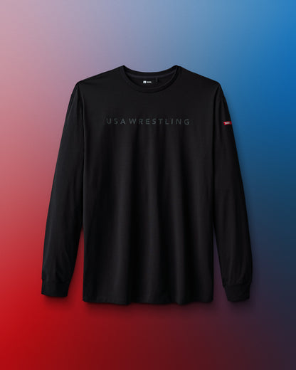 USA Wrestling Sleek Hybrid Long Sleeve
