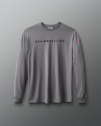 T-shirt hybride élégant à manches longues de l'équipe de lutte américaine