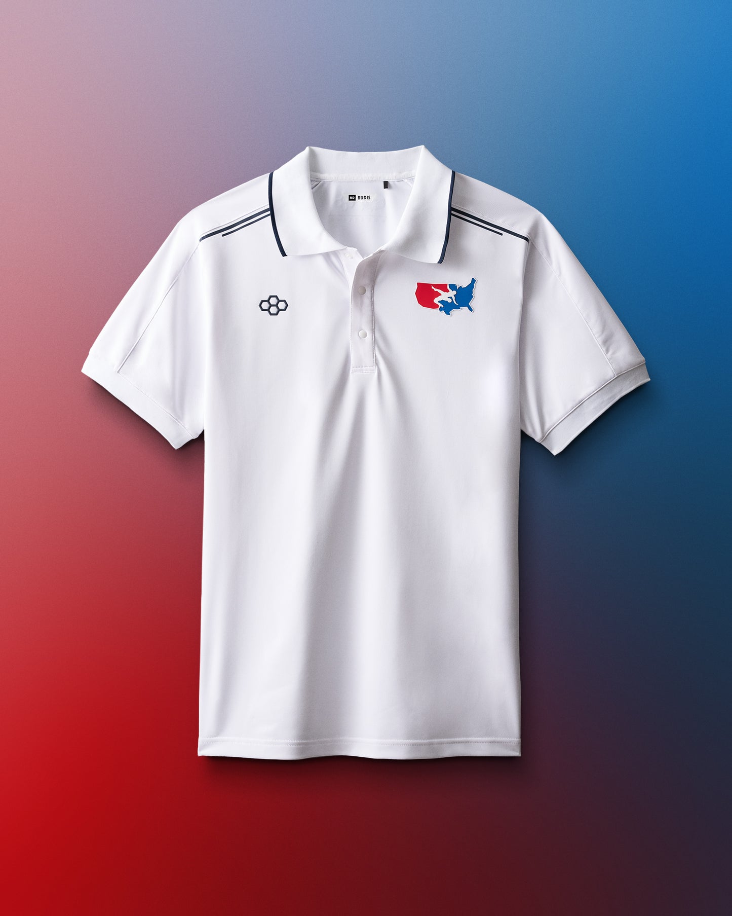 USA Wrestling Chronicle Elite Snap Polo