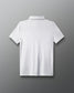 back of white polo shirt