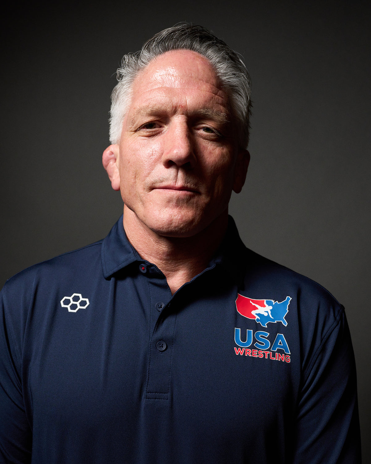 USA Wrestling Logo Performance Polo