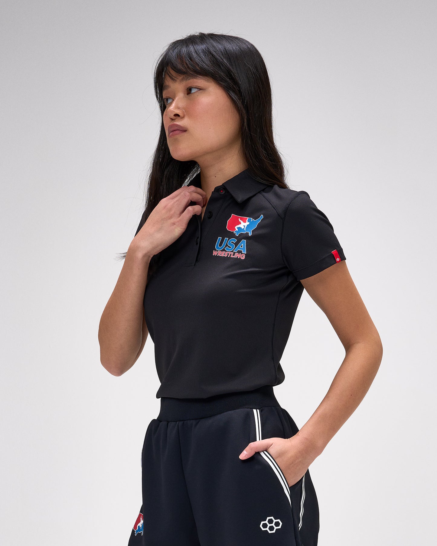USA Wrestling Logo Women's Go-To Polo
