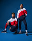 Sweat-shirt de catch américain colorblock 1/4 zip