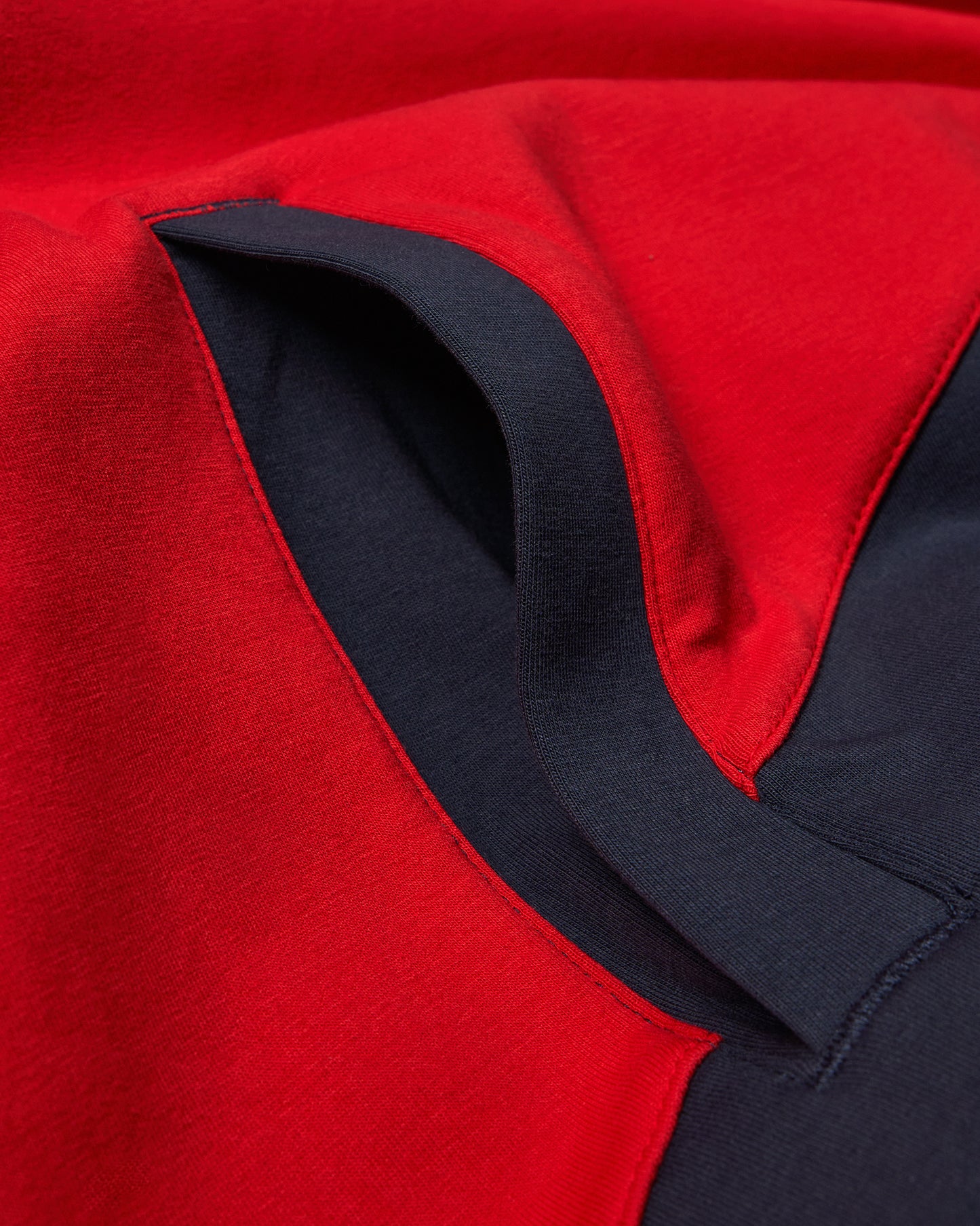 Sweat-shirt de catch américain colorblock 1/4 zip