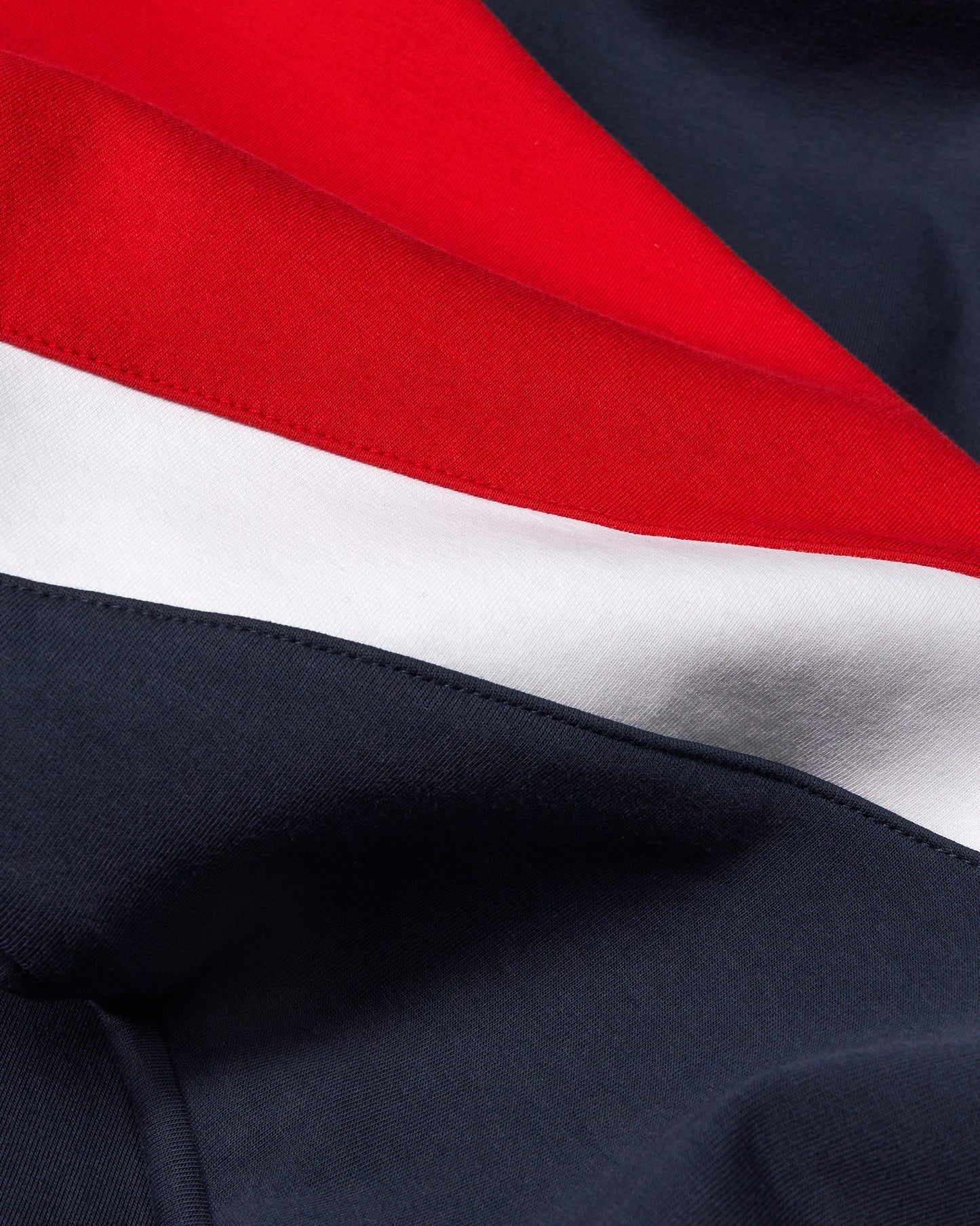 Sweat-shirt de catch américain colorblock 1/4 zip