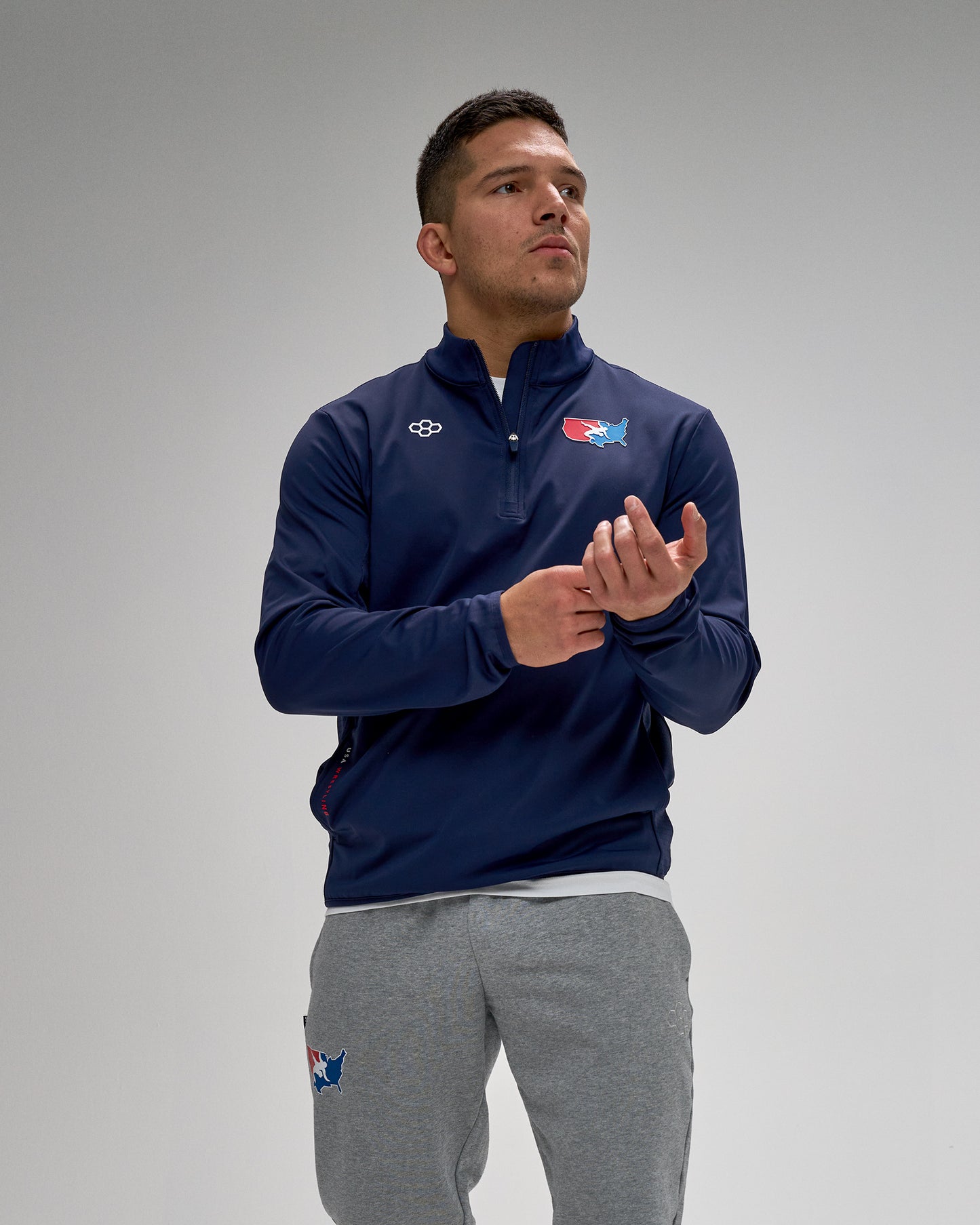Veste zippée 1/4 Victory de l'équipe de lutte américaine