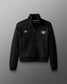 Sweat-shirt de luxe en éponge USA Wrestling pour femme, fermeture éclair 1/4