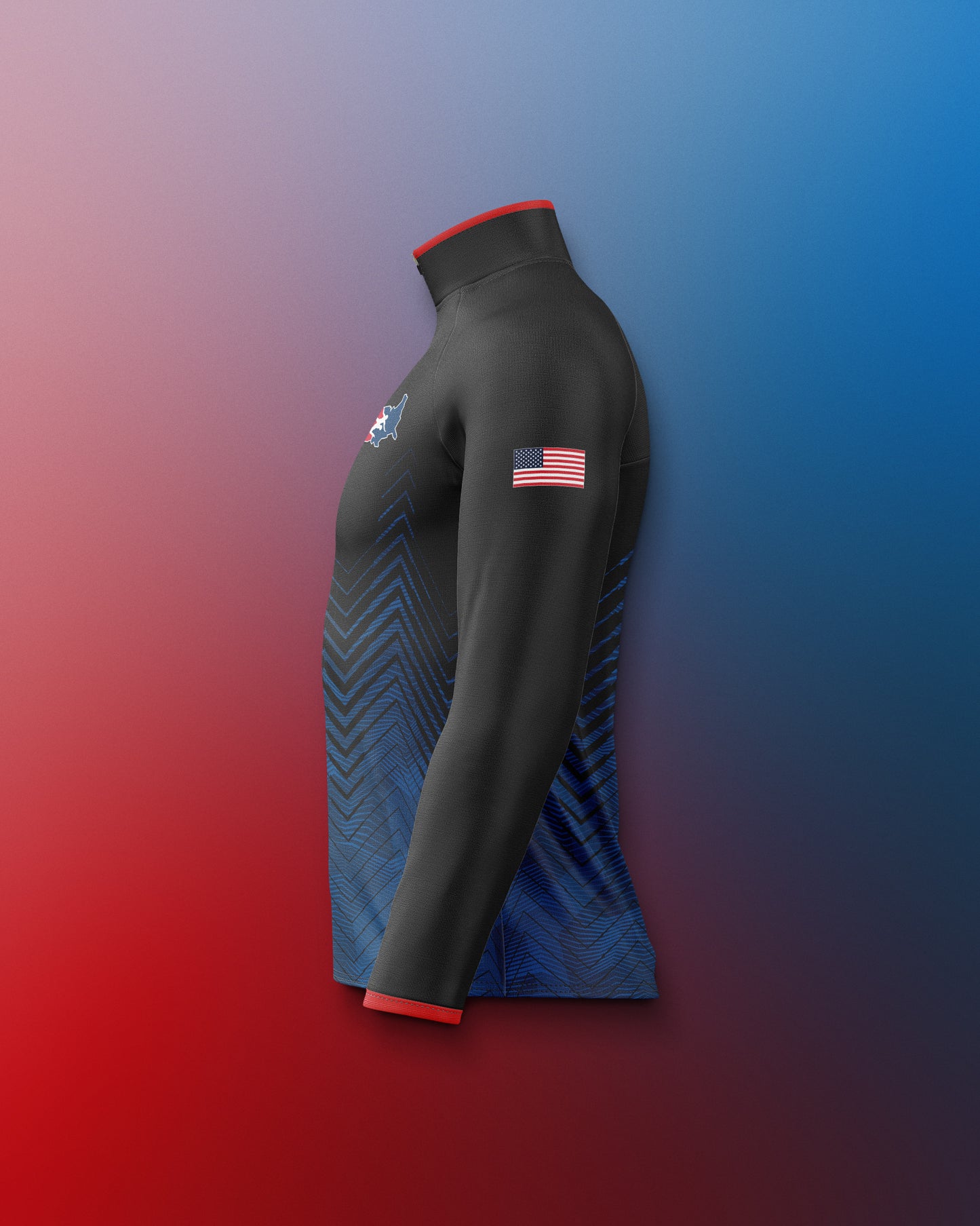 Zip 1/4 sublimé USAW