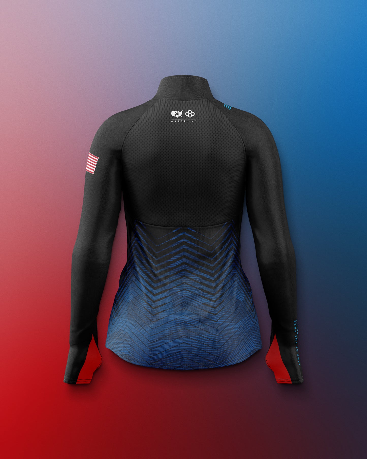 Zip 1/4 sublimé USAW pour femme