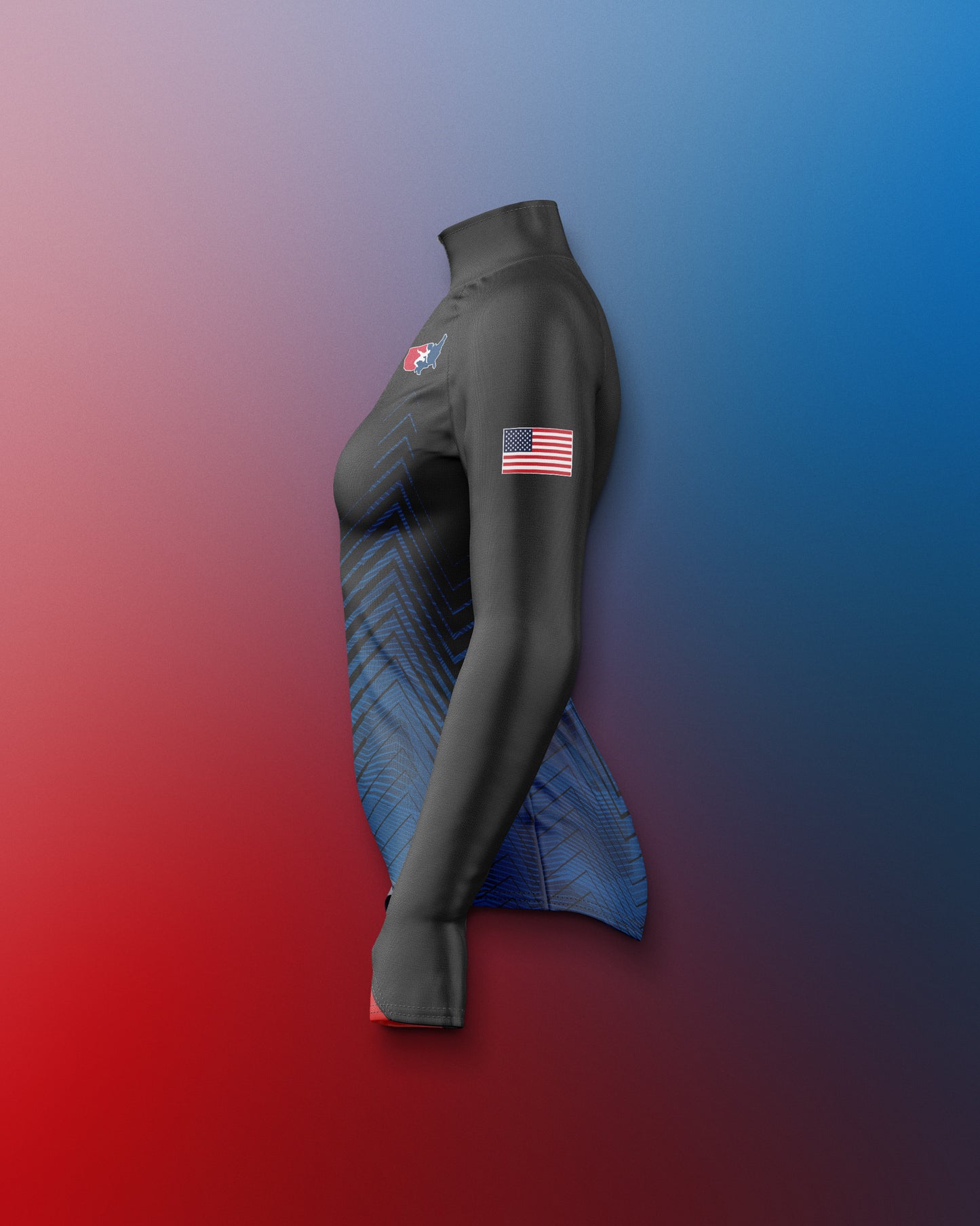 Zip 1/4 sublimé USAW pour femme