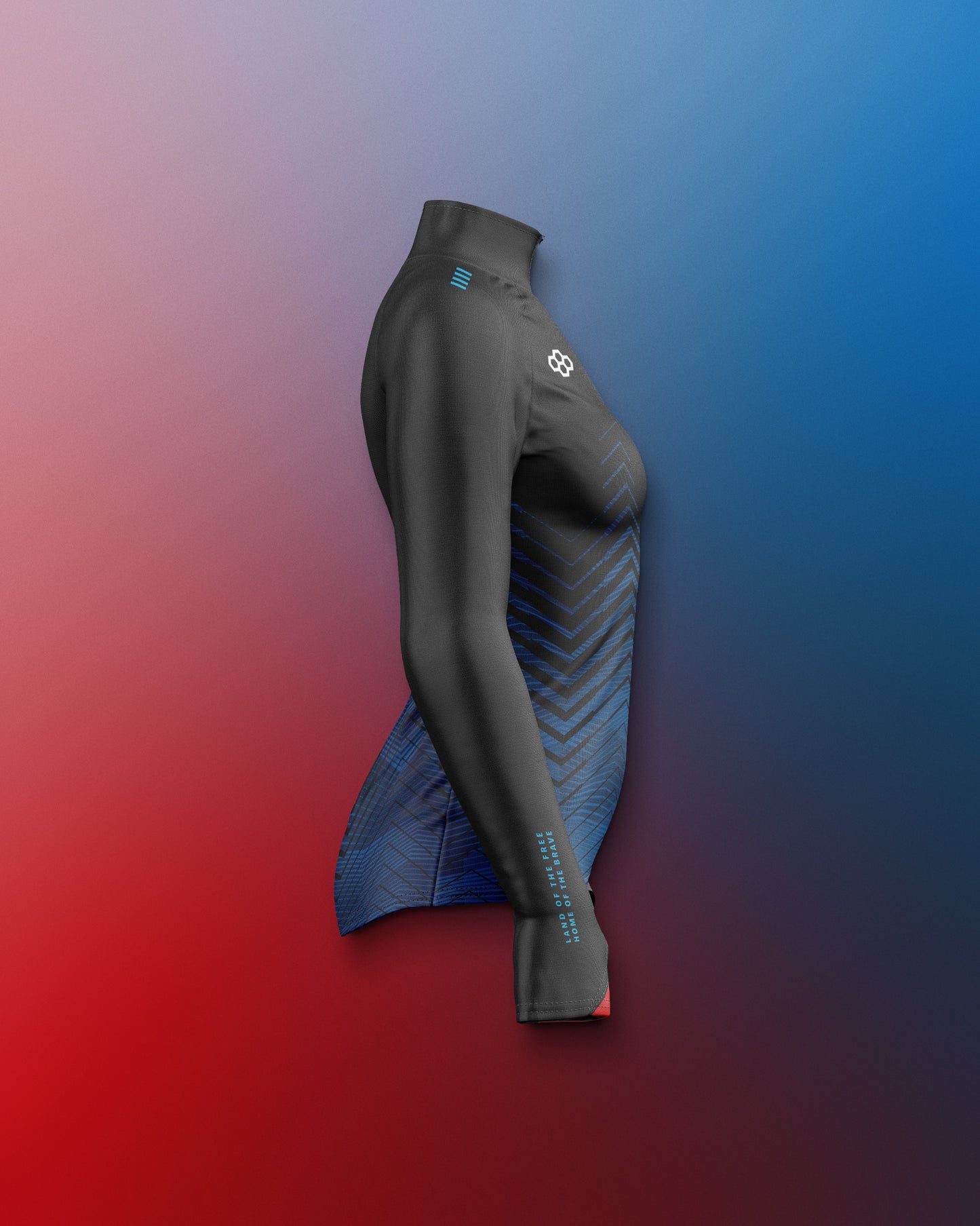 Zip 1/4 sublimé USAW pour femme