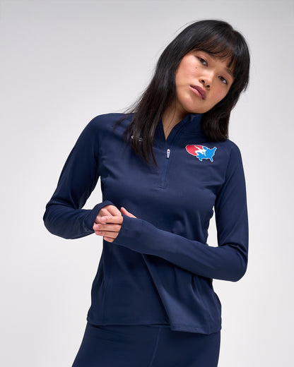 USA Wrestling Map Women's Victory 1/4 Zip Jacket