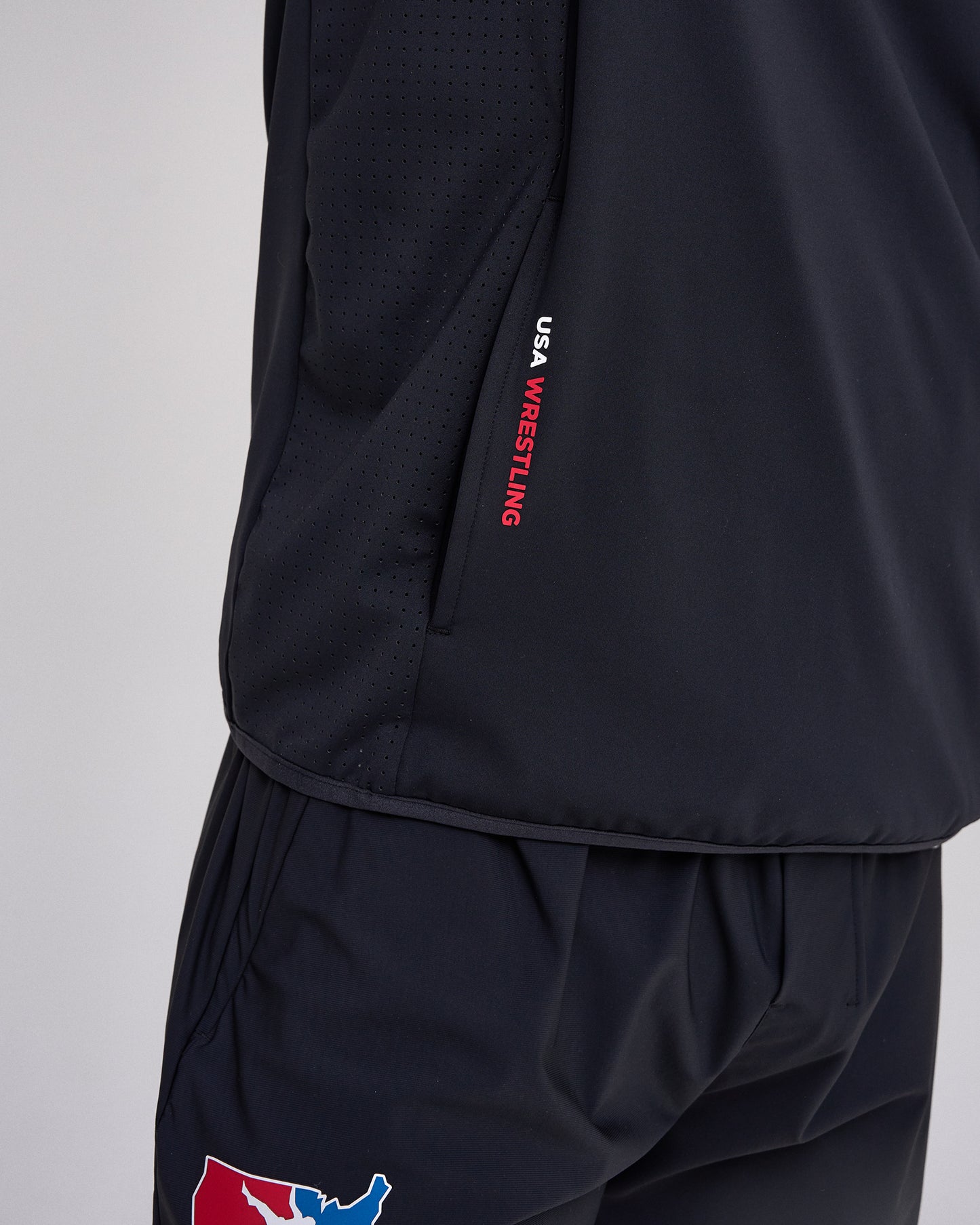 USA Wrestling Map Logo Victory 1/4 Zip Jacket