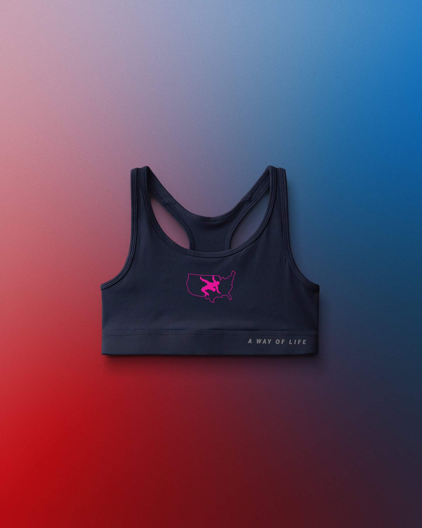 Soutien-gorge de sport pour femme avec logo USAW