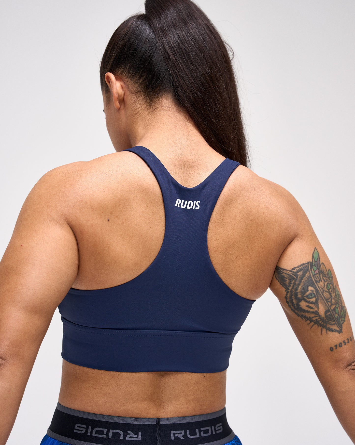 USA Wrestling Women's Scoop Neck Padded Sports Bra
