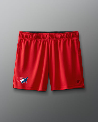 USA Wrestling Logo 6" 2.0 Mesh Shorts