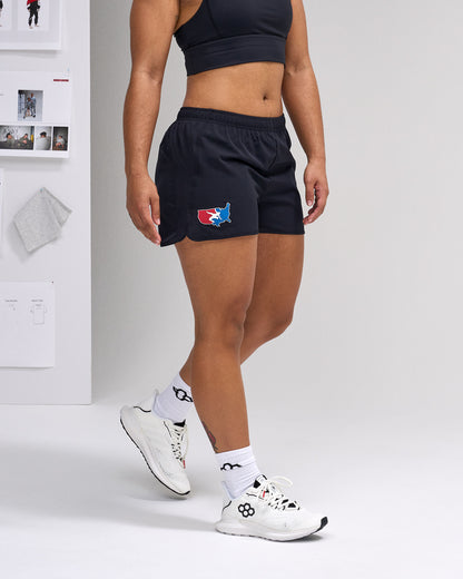 Short léger pour femme avec logo USAW