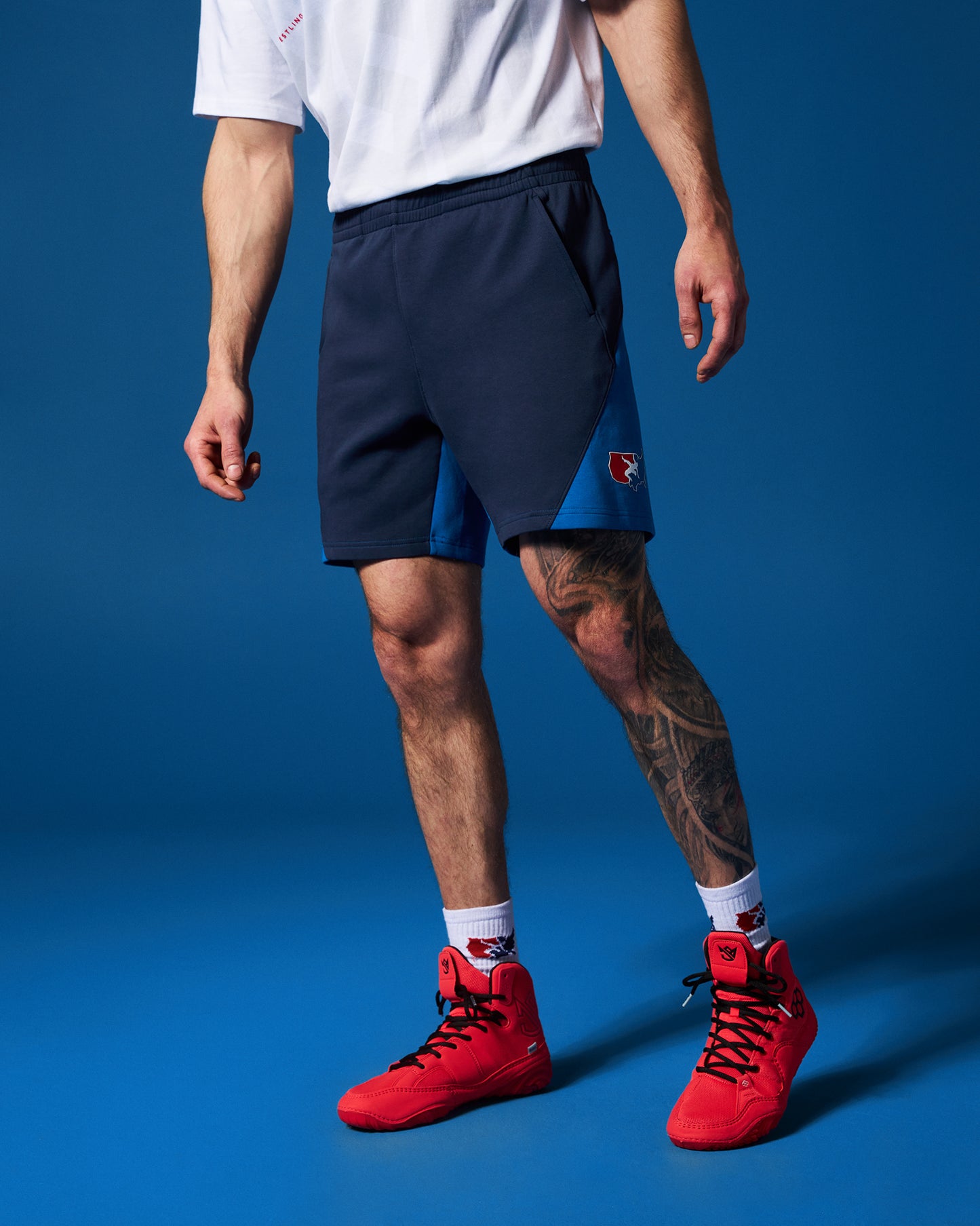 USA Wrestling Colorblock Shorts