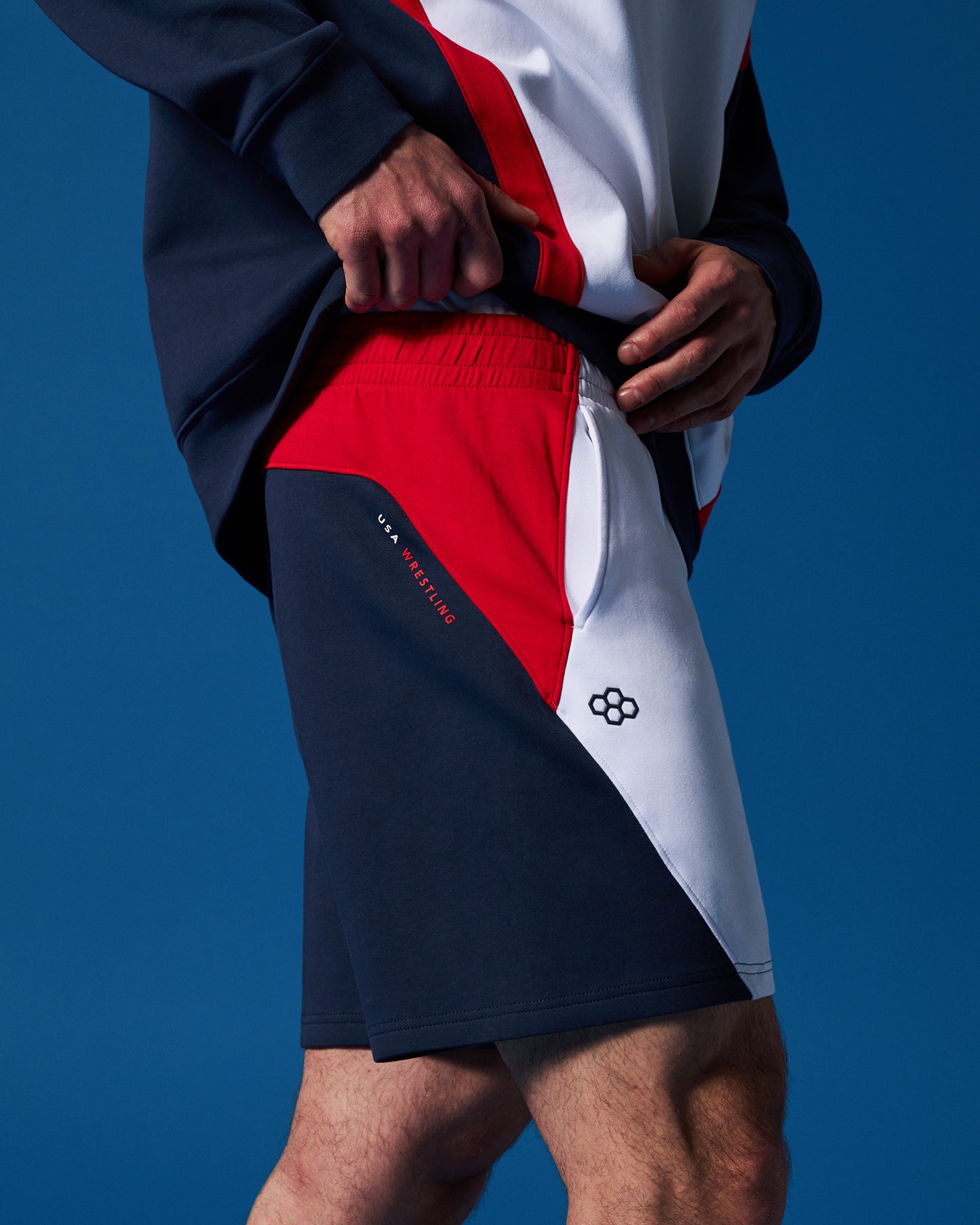 USA Wrestling Colorblock Shorts
