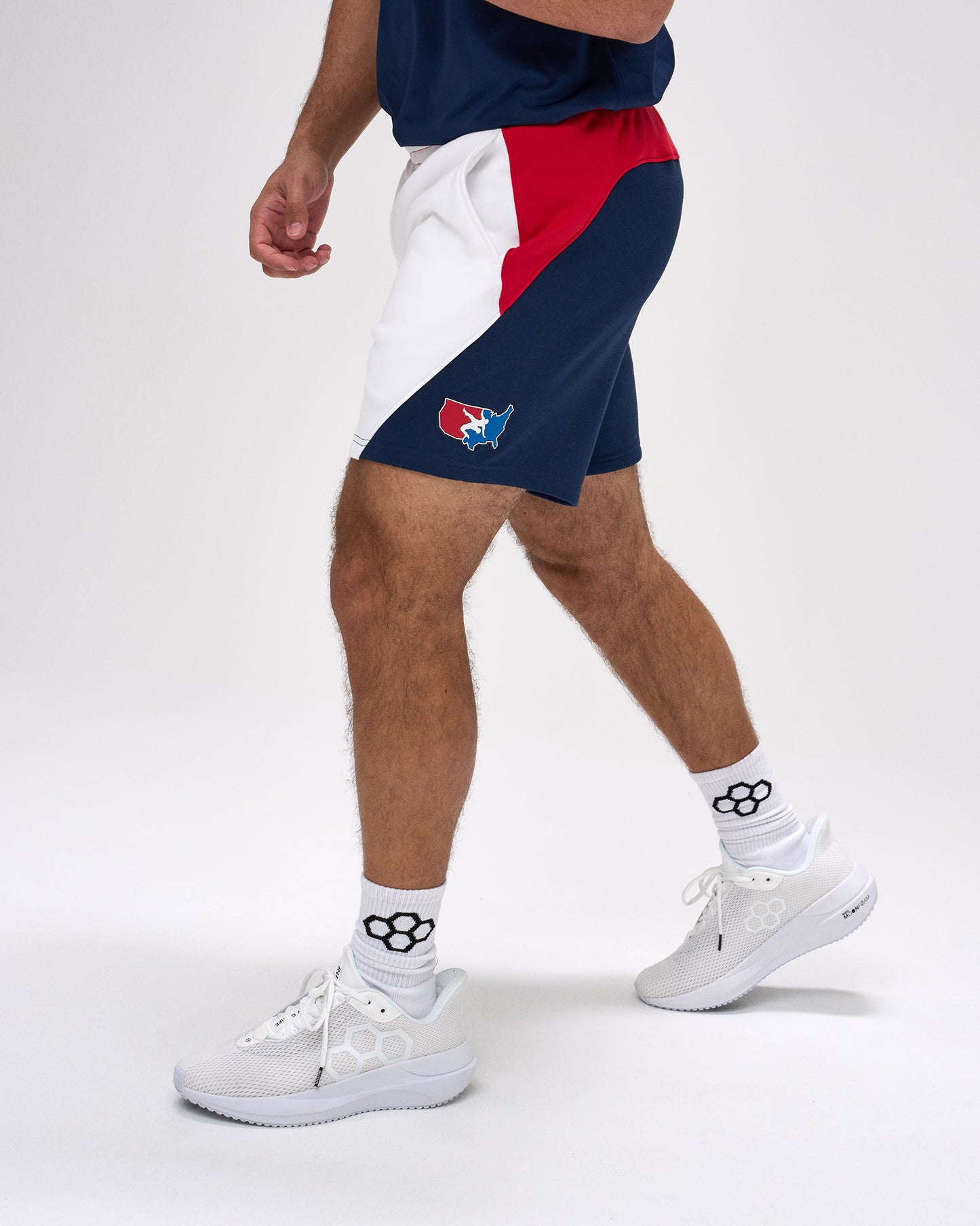 USA Wrestling Colorblock 5" Shorts